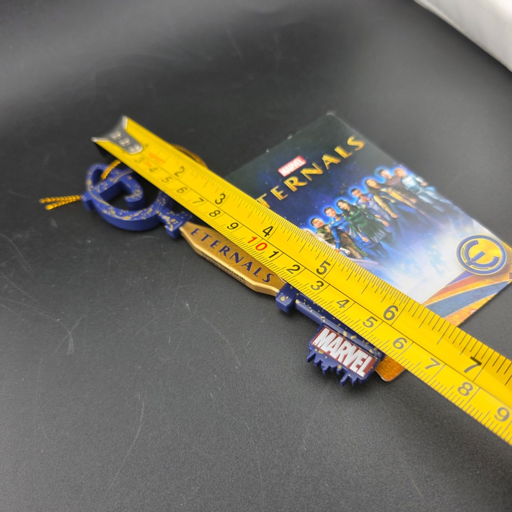 Disney Marvel Eternals Collectible‎ Key Blue Gold Splatter OS Blue NEW Limited - Picture 6 of 7